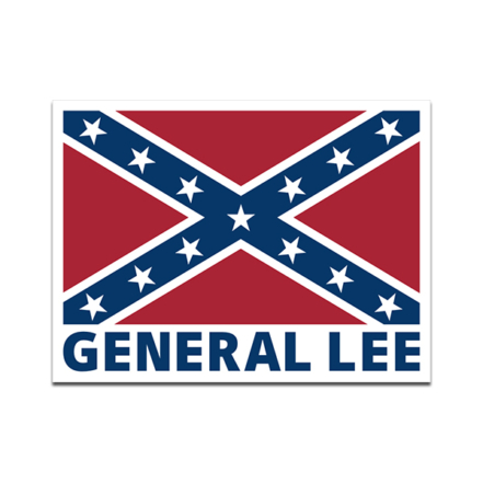 General Lee Sticker Decal Rebel Confederate Flag Rotten Remains