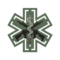 Tactical Star Of Life Olive Drab Decal OD Paramedic EMT TEMS Sticker