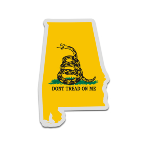 Alaska State Flag Trout Fish Decal AK Fly Fishing Sticker - Rotten Remains