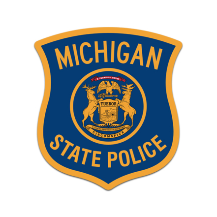 Michigan State Police Sticker Decal Trooper MI Highway Patrol ...