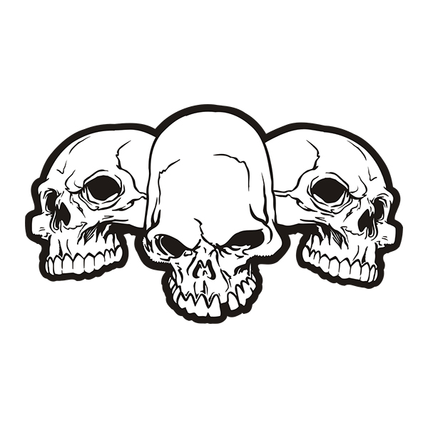 skull stickers decals