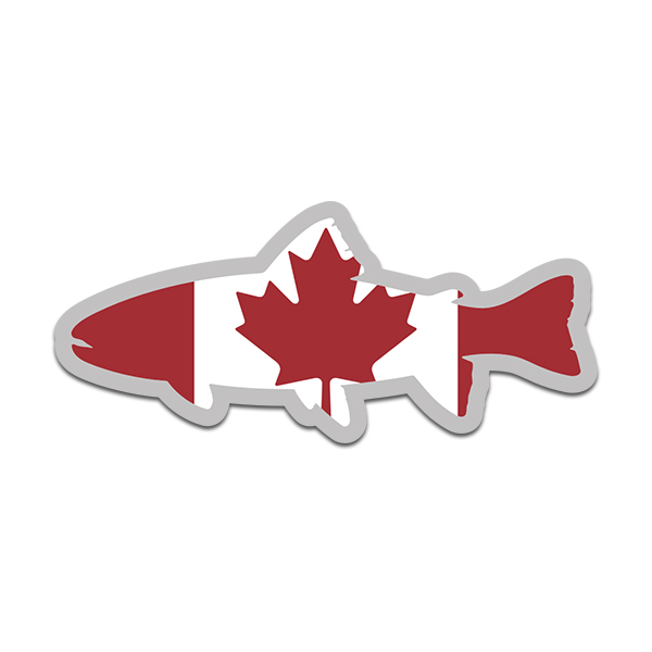 Fishing Flag Sticker 