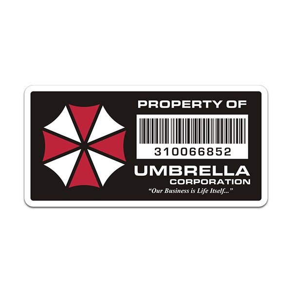 Umbrella Corp (front and back) - Resident Evil - Sticker