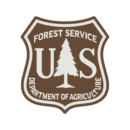 US Forest Service Shield Brown Tan Collectable Vinyl Sticker Decal ...